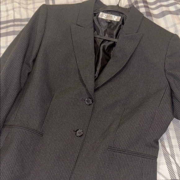 Black Tailored Blazer Professional Suit Jacket - Picture 11 of 11